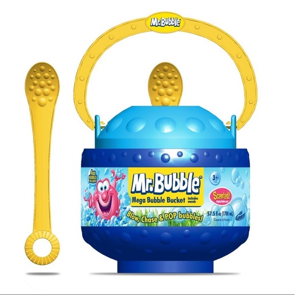 Mr. Bubble Mega Bucket w/ 4oz. Of Bubbles - Picture 1 of 3